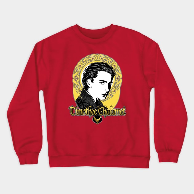 Timothee Chalamet Crewneck Sweatshirt by PalmGallery